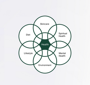 The Flower of Health from The Conscious Health Bible by Kevan Kwok. and Aether Health